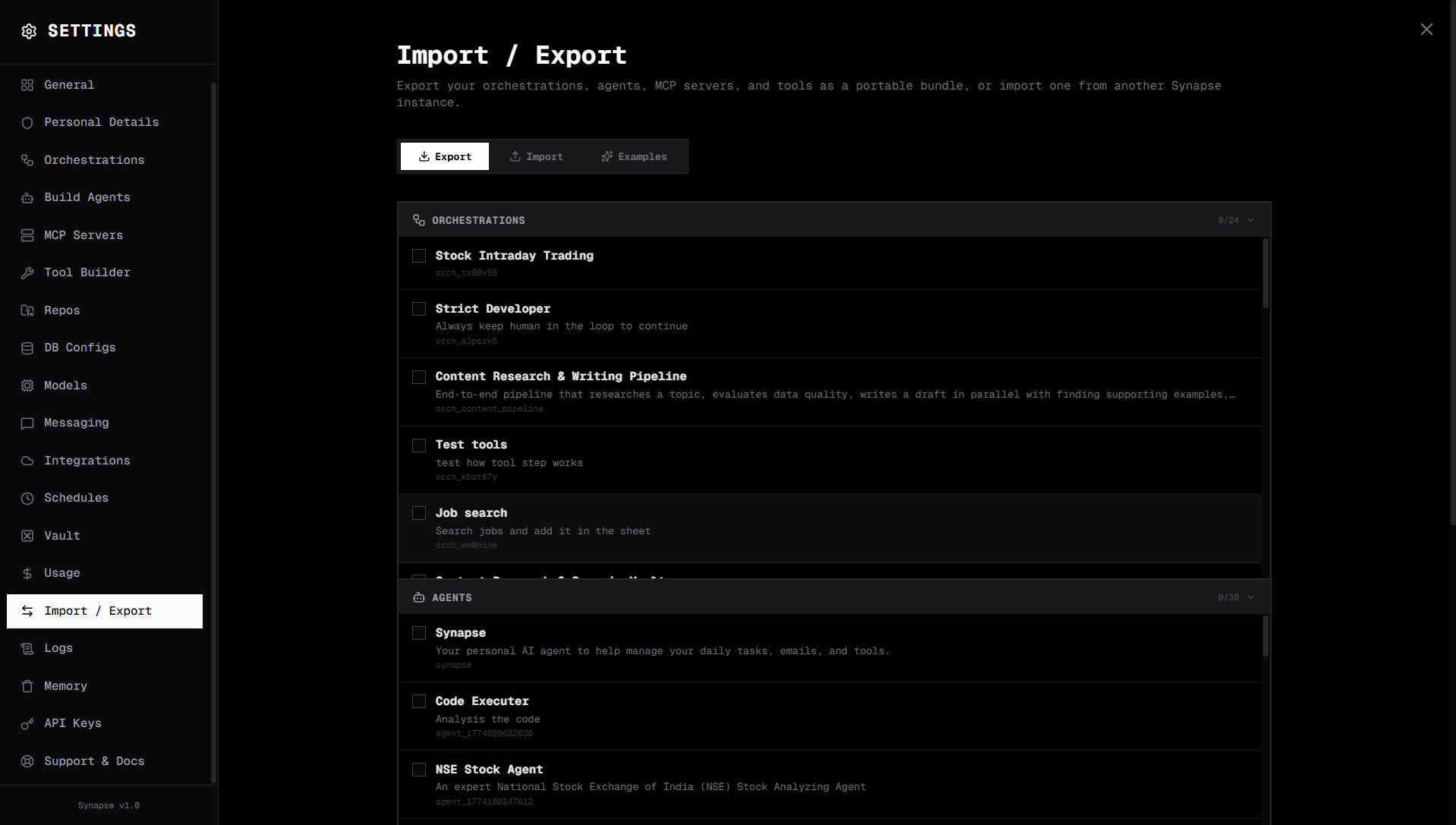 Export