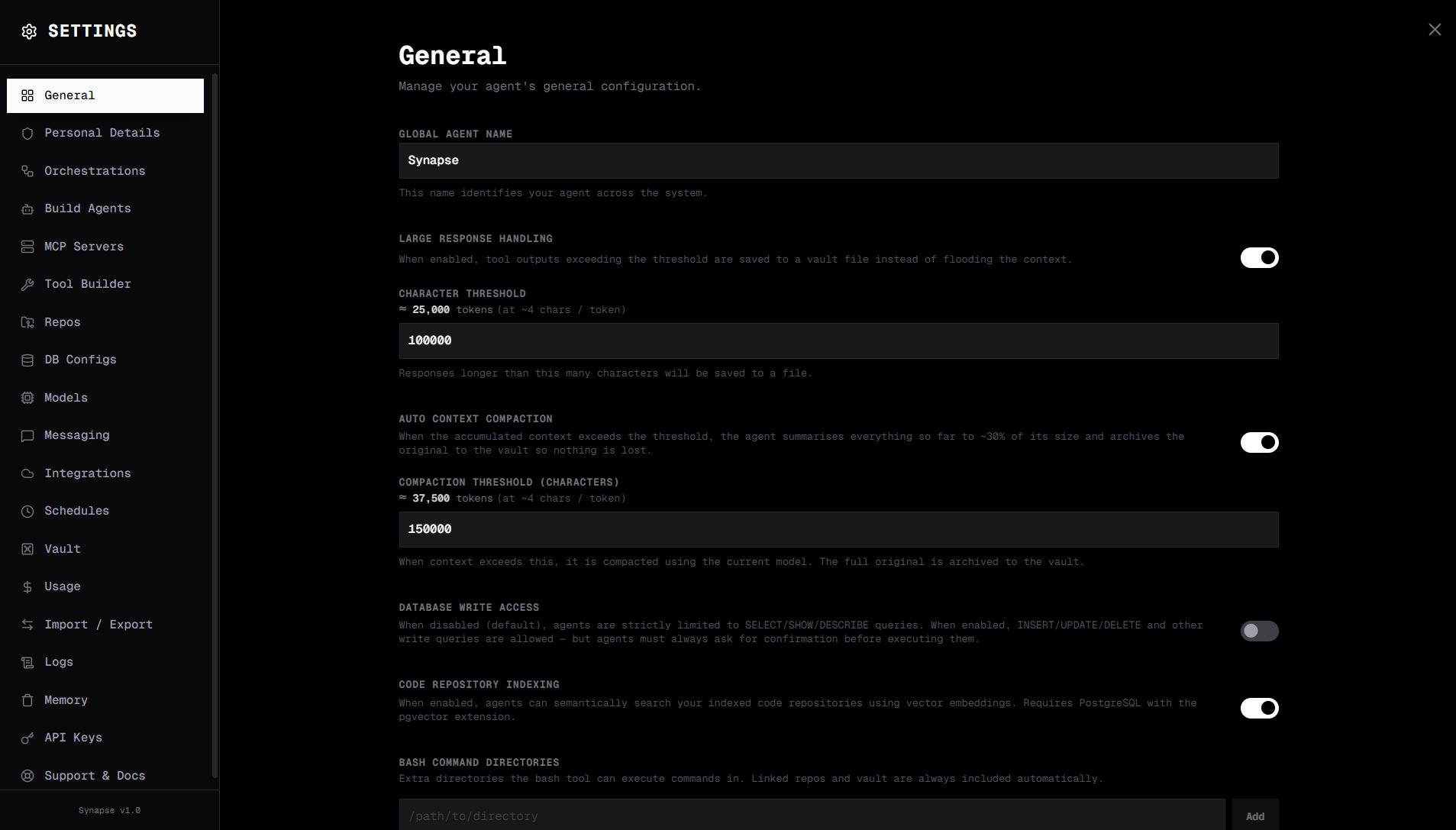 General Settings